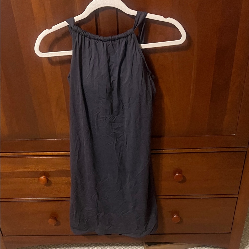 Athleta gray swim dress